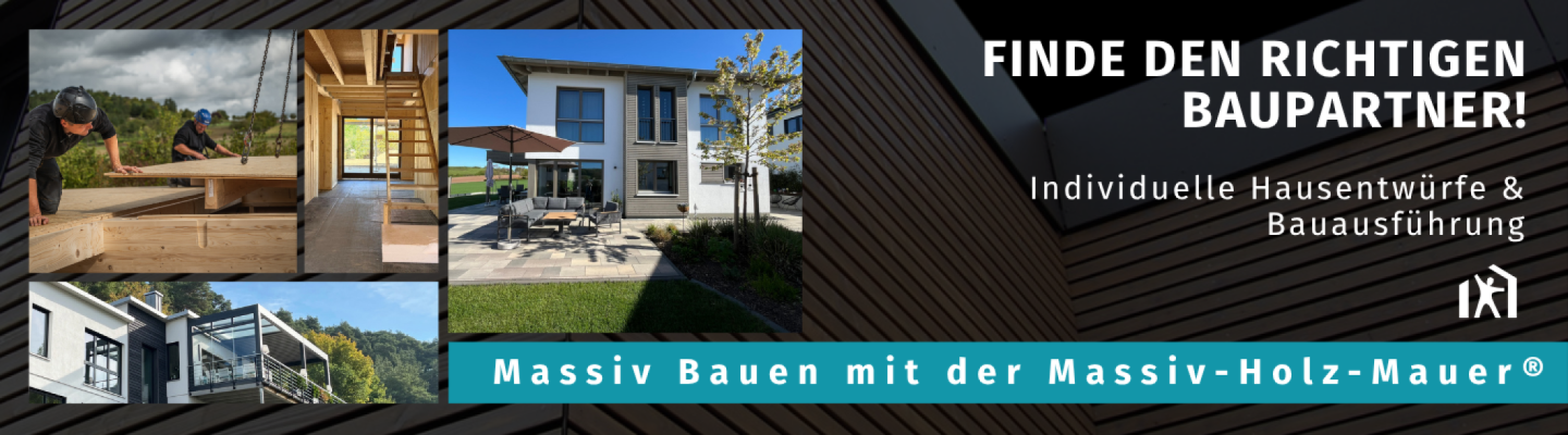 Starke H&auml;user aus massivem Holz