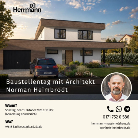 Baustellentag mit Architekt Norman Heimbrodt 
