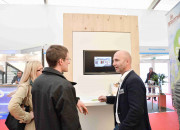 Die Unterkonstruktion für die Kuppel trend-messe Fulda 2015