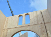 Neubau einer Klosterkirche in Massivholzbauweise